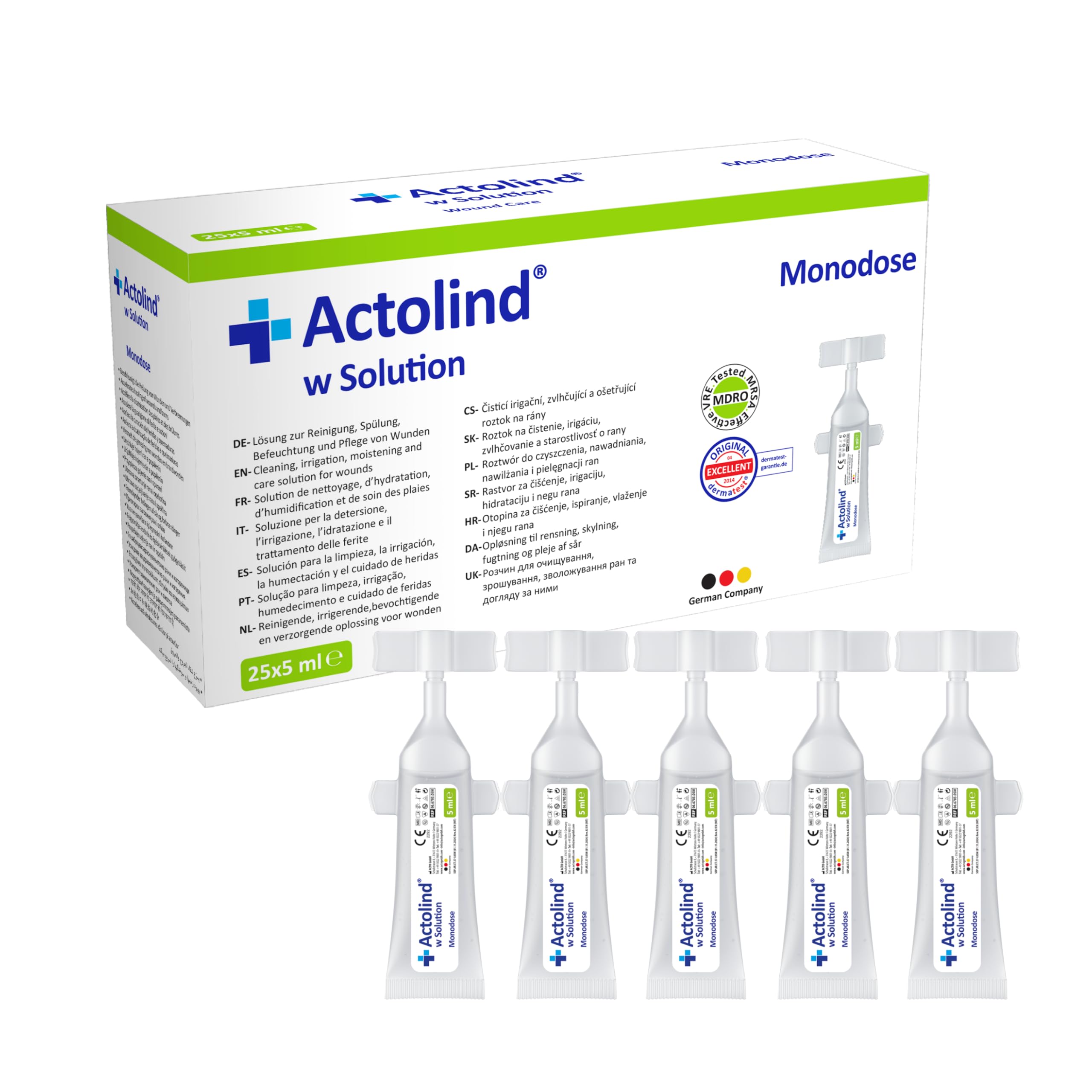 Actolind w Solution 25 X 5 ml Monodose